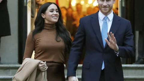 Meghan Markle y el príncipe Harry en una imagen de archivo