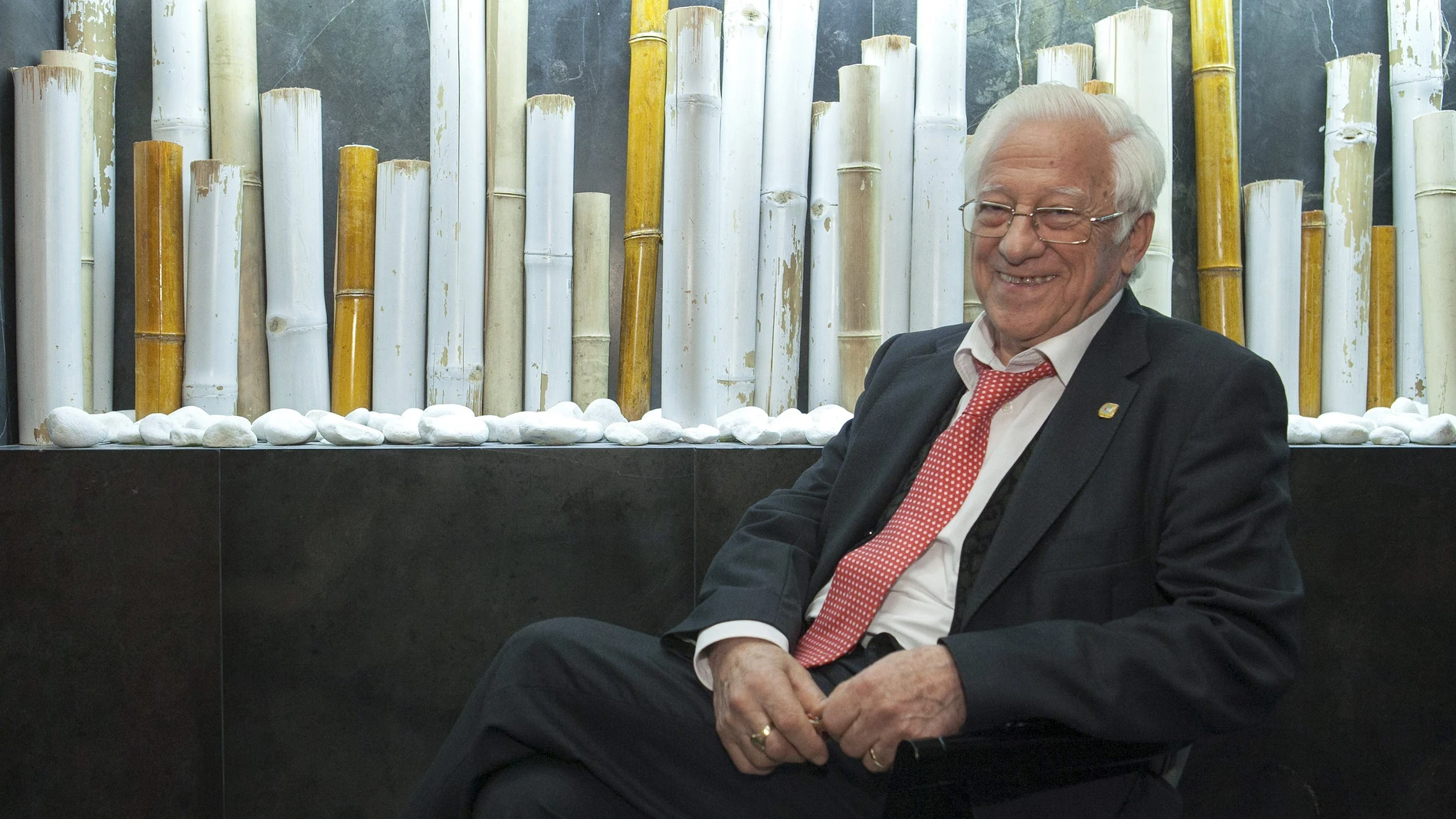El padre Ángel, Premio Príncipe de Asturias de la Concordia en 1994, fundador y presidente de Mensajeros de la Paz