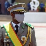 El Coronel Assimi Goita en un acto celebrado en Bamako.