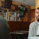 Borja Iglesias, del Real Betis, en un momento de su entrevista en Salvados.