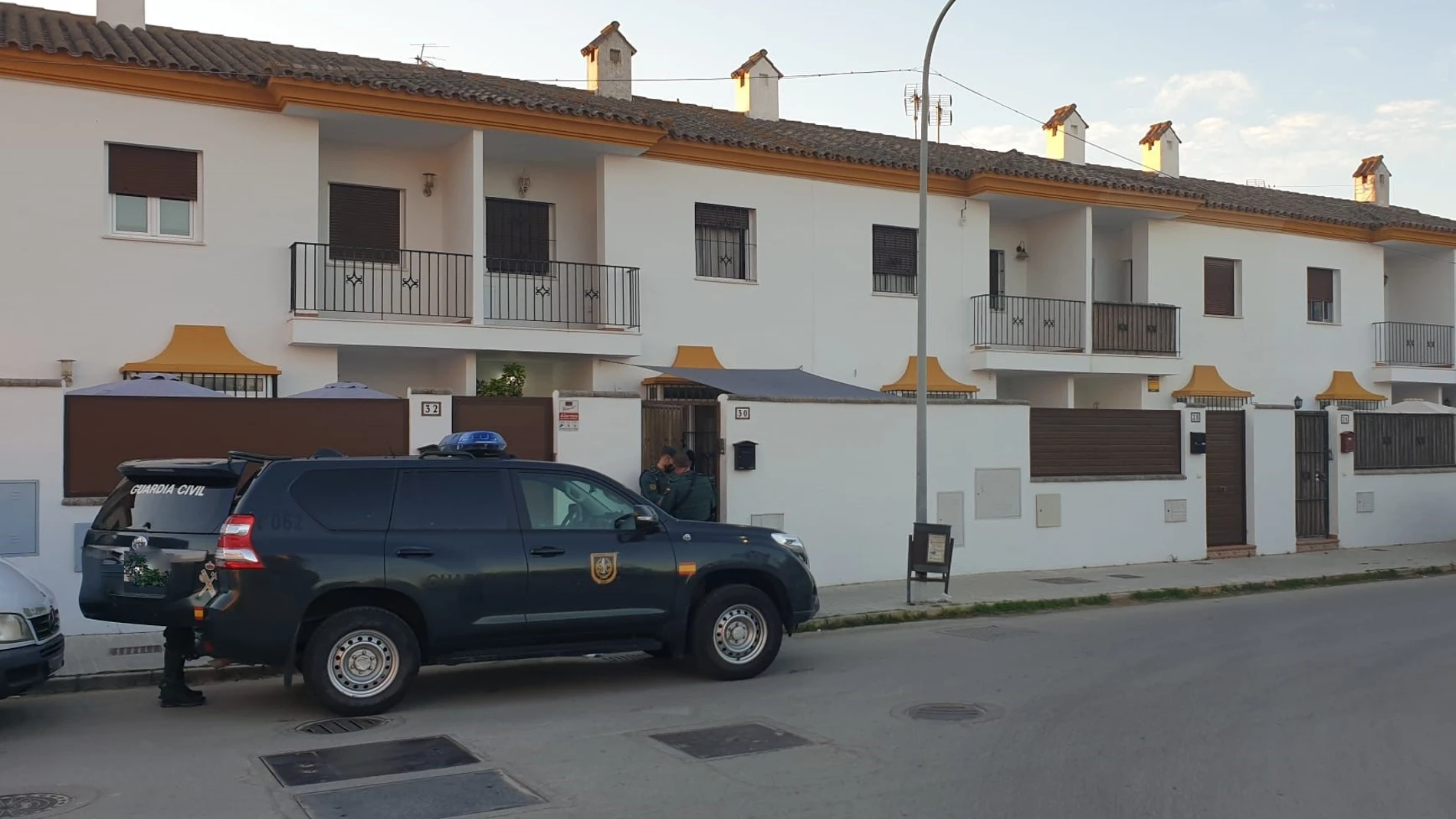 Agentes desplegados en la operación desarrollada en La Janda