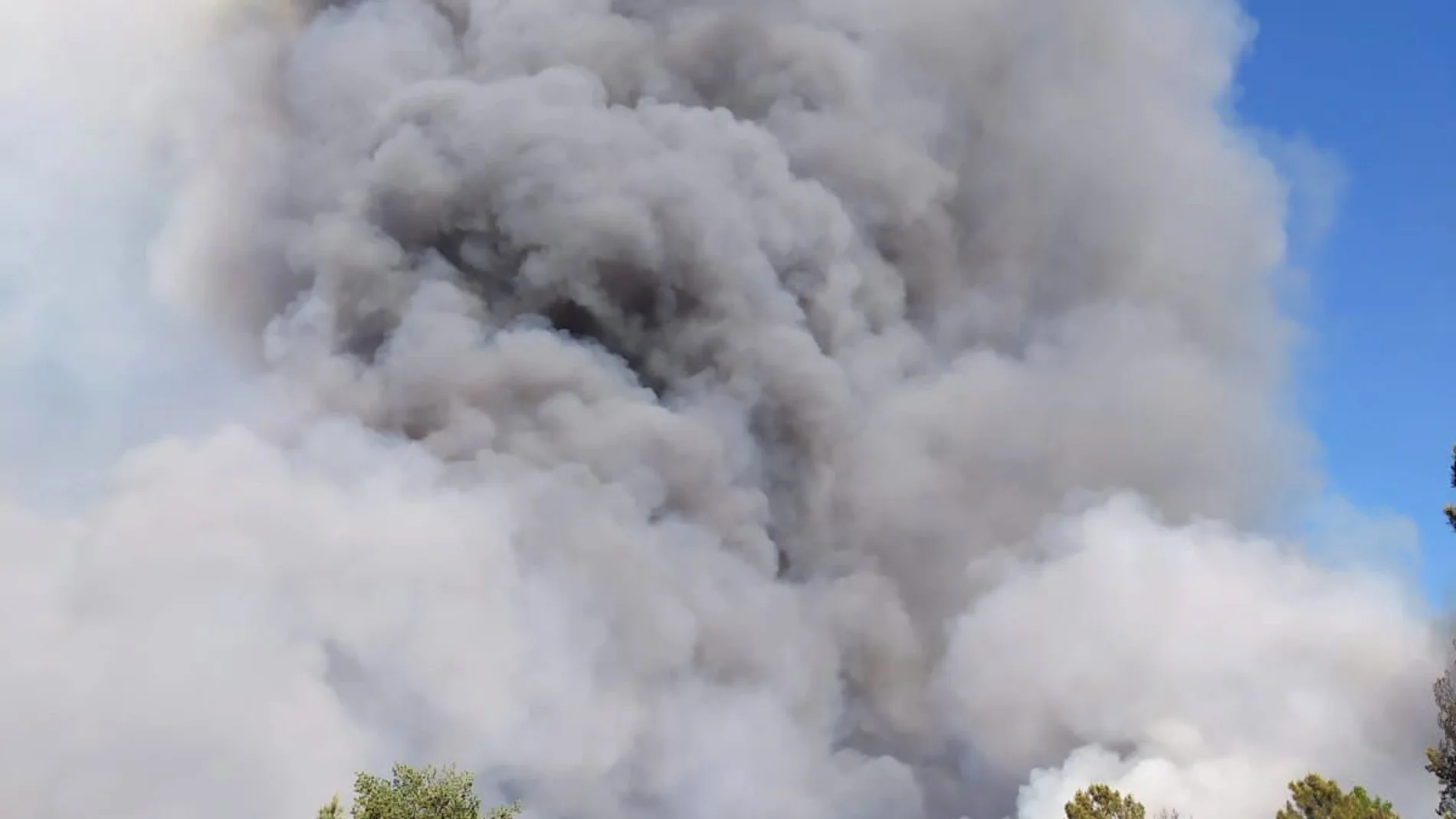 Incendio de nivel 1 en el municipio de Serradilla del Arroyo (Salamanca)