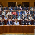 Constitución de la XII Legislatura en la Asamblea de Madrid. Bancada del PP