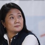 La candidata presidencial Keiko Fujimori