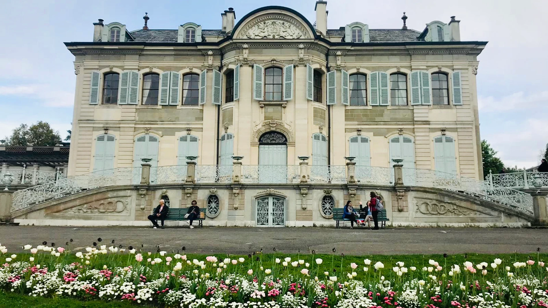 Villa La Grange, junto al lago Leman en Suiza