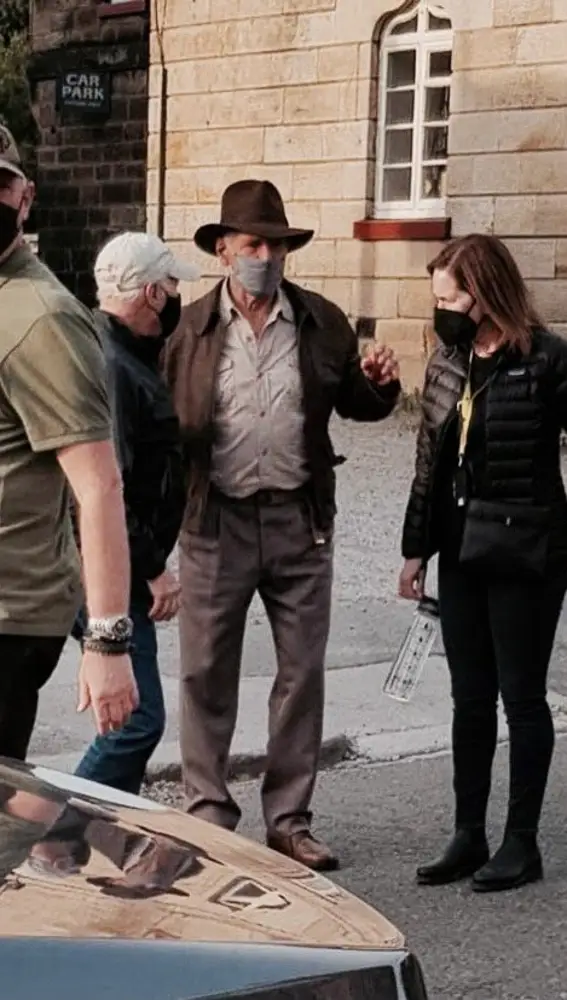 Algunas imágenes del set de rodaje de "Indiana Jones 5"