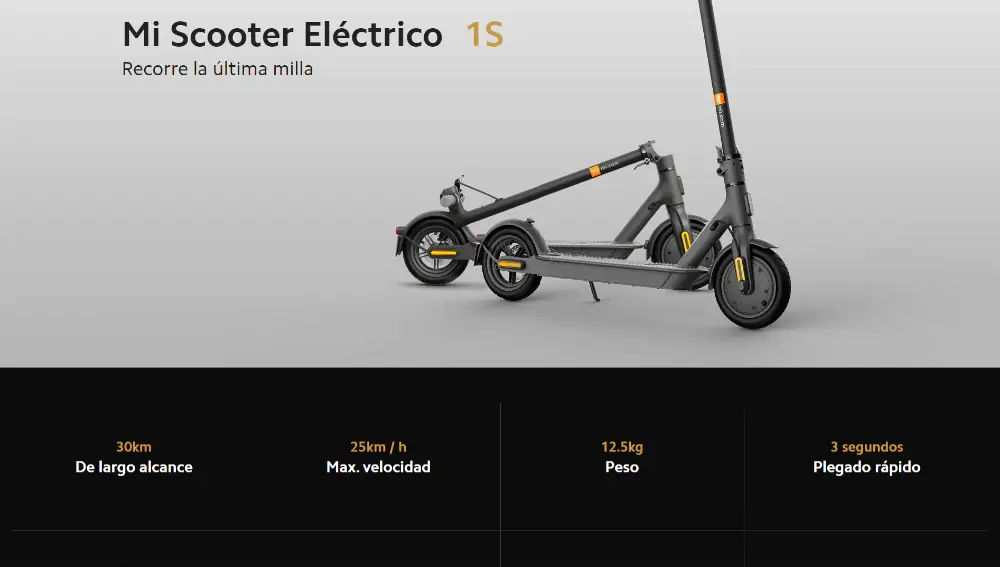 Patinete eléctrico Xiaomi rebajado