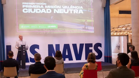 El alcalde Ribó durante la presentación del acto