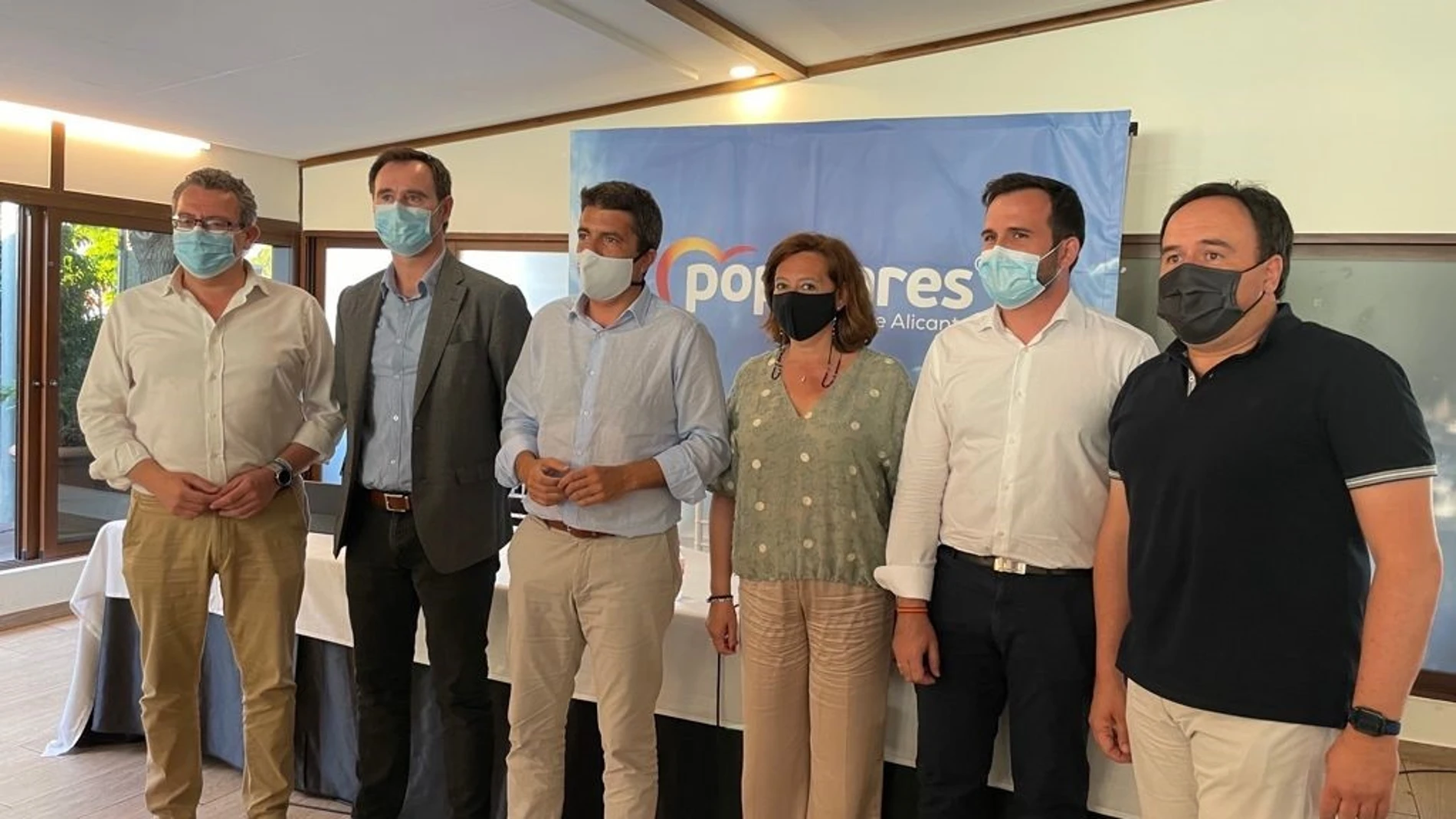 Mazón refuerza la Ejecutiva del PP de Alicante antes de que Toni Pérez asuma la presidencia