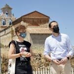 El presidente de la Diputación Provincial de Valladolid, Conrado Iscar, visita la localidad vallisoletana de San Pelayo.