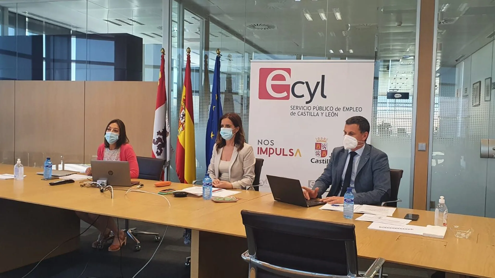 La consejera de Empleo e Industria, Ana Carlota Amigo, preside el Consejo General de Empleo