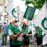 Una protesta de empleados públicos en Madrid