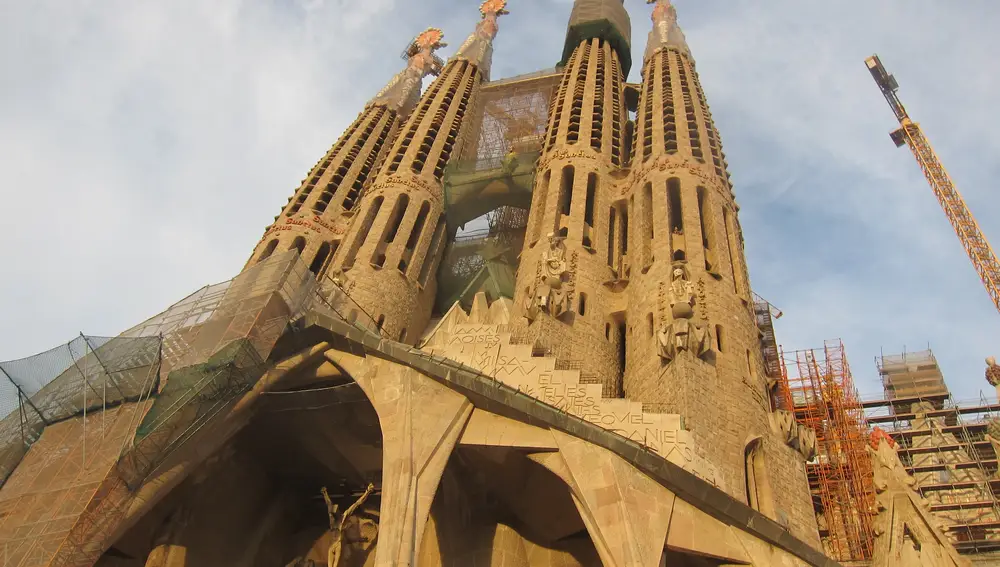 Fachada de la Gloria de la Sagrada Familia de Barcelona EUROPA PRESS
