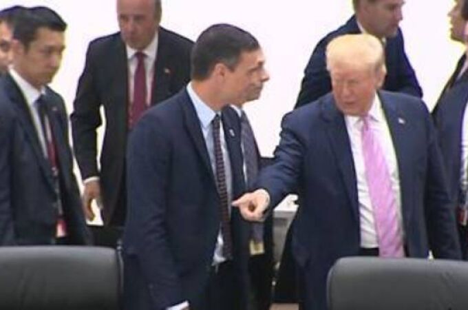 Trump le manda sentar a Pedro Sánchez en la cumbre del G20 en 2019