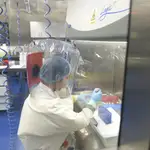 Uno de los laboratorios del centro de Virología de Wuhan