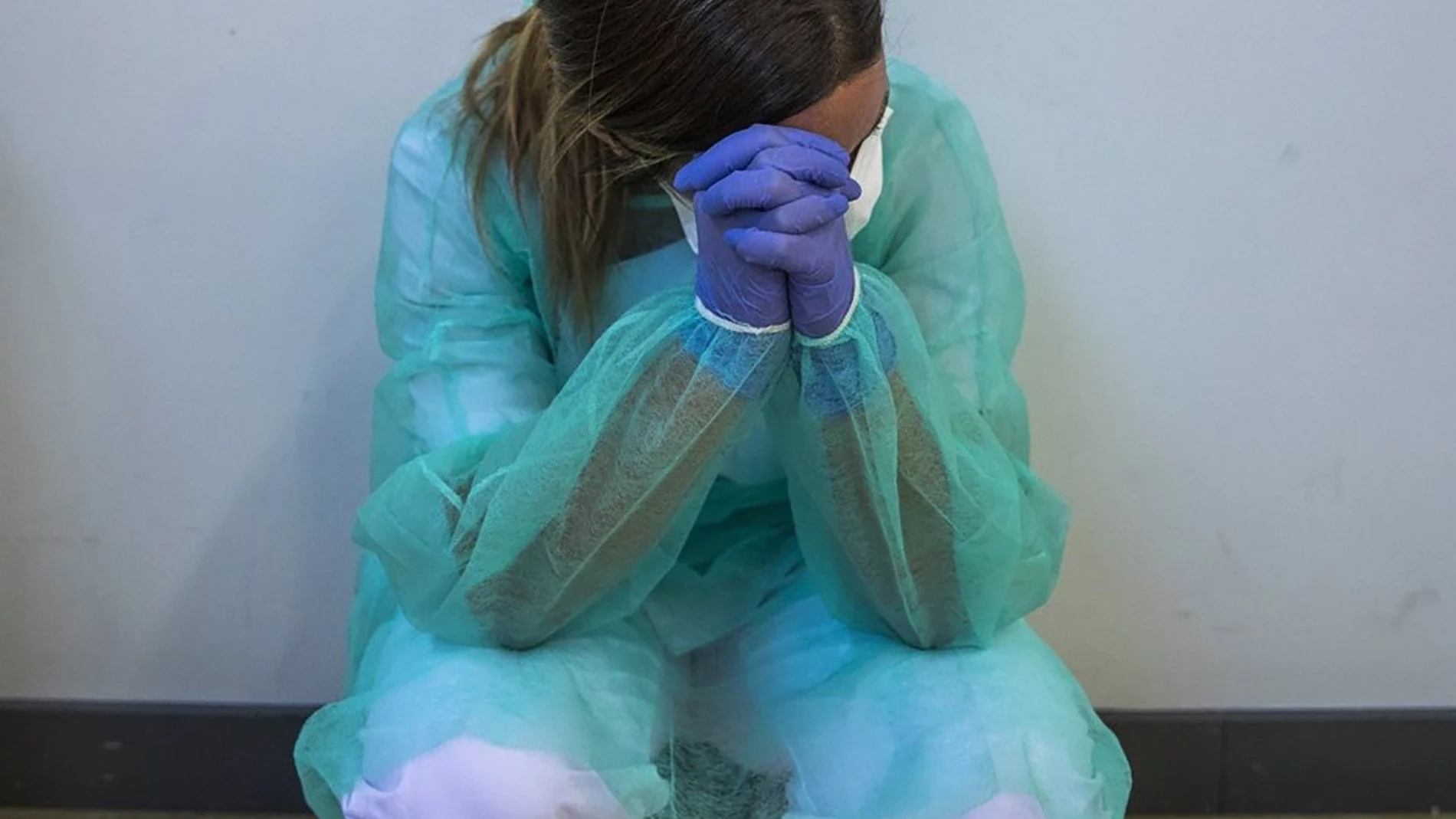 Una enfermera trabajando en un hospital de la Región de Murcia durante los meses de pandemia