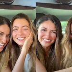 La influencer Nuria Pajares y su hija, en un vídeo en Tik Tok
