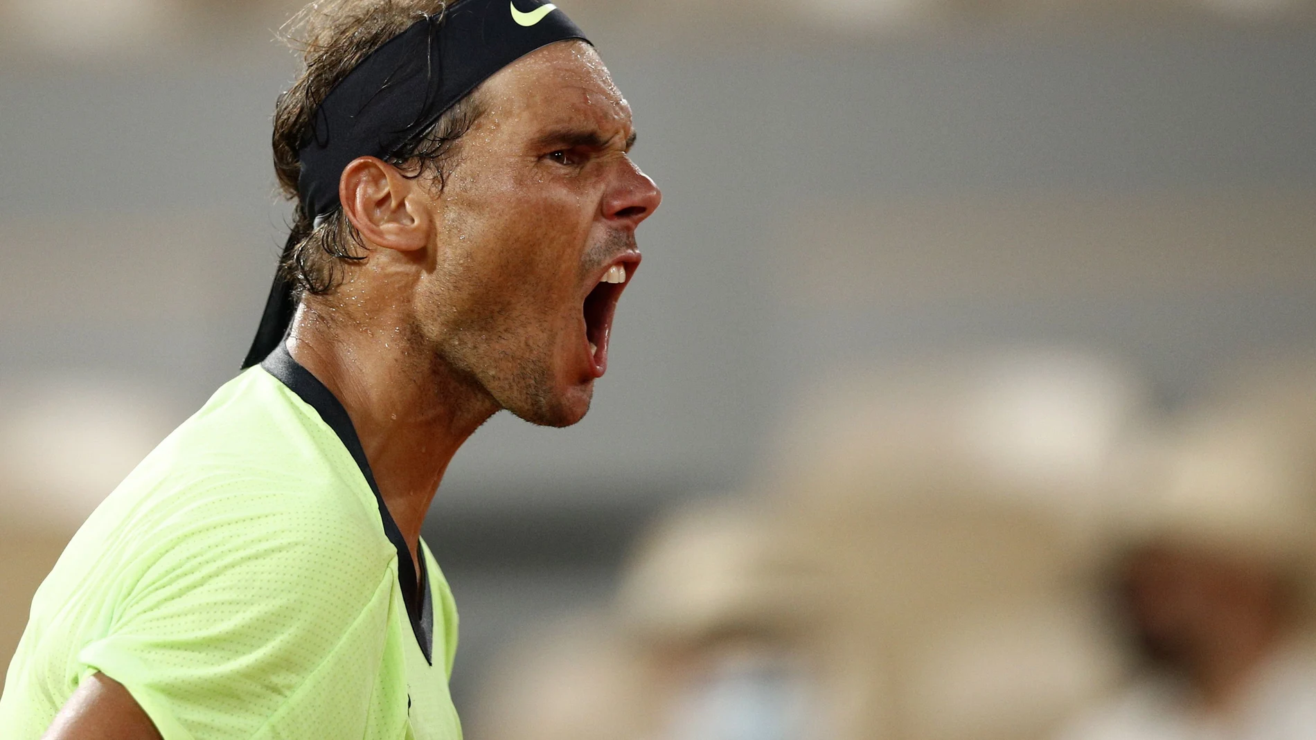 Rafa Nadal, durante Roland Garros 2021, en el que llegó a semifinales