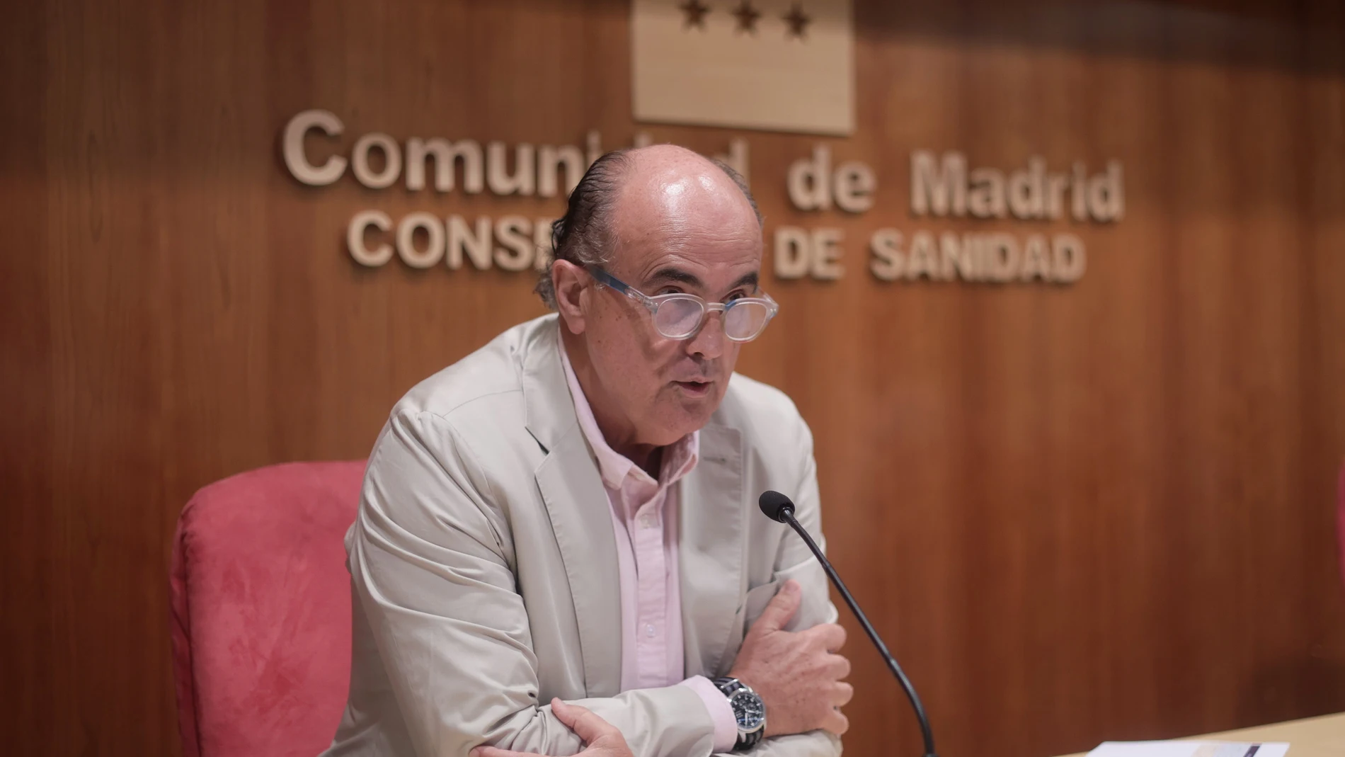 El viceconsejero de Salud Pública y Plan COVID-19 de la Comunidad de Madrid, Antonio Zapatero