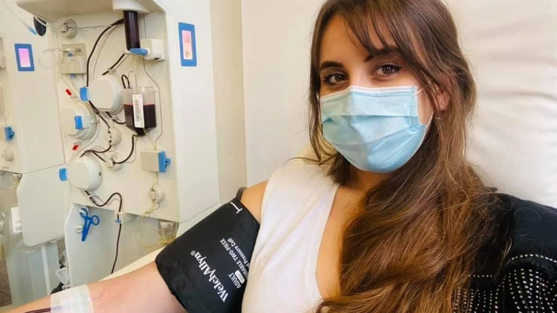 Elizabet Arija, joven vallisoletana donante de sangre