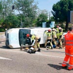 Imagen de archivo de un accidente de tráfico ocurrido en Zamora