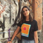 Sara Carbonero con camiseta de Sandro.