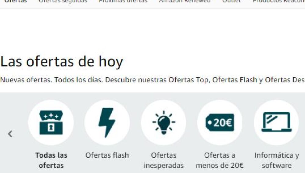 Ofertas flash cheap de amazon