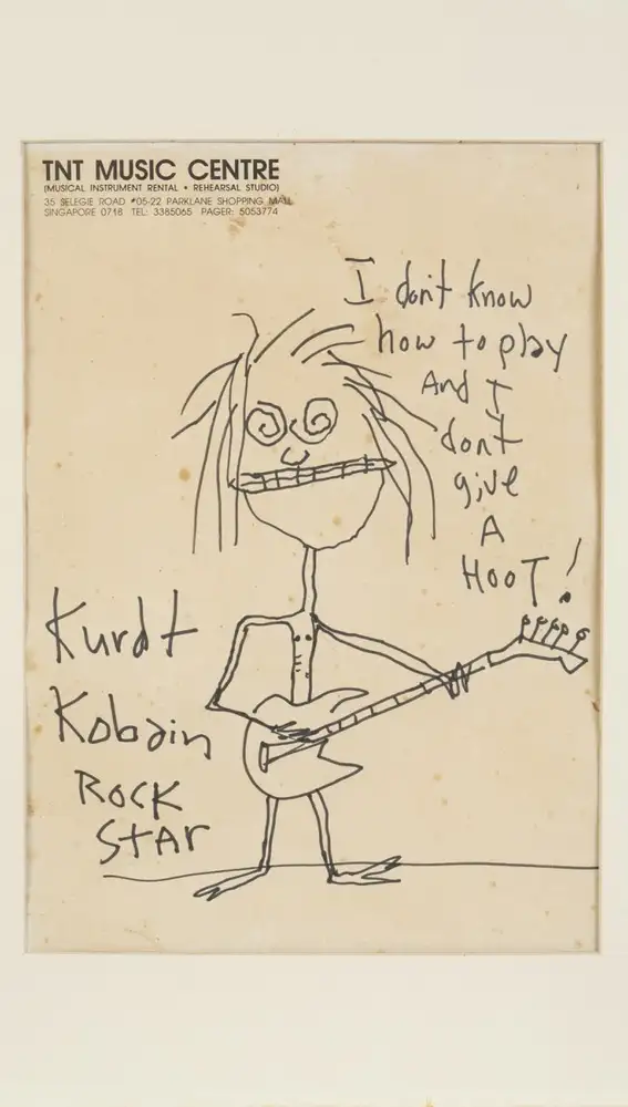 Autorretrato de Kurt Cobain subastado por 230.625 euros
