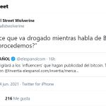 Tuit de Wall Street Wolverine