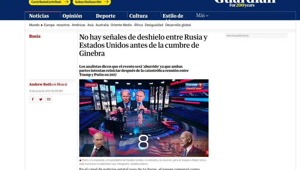 No ha señales de deshielo entre EEUU y la UE, dice The Guardian