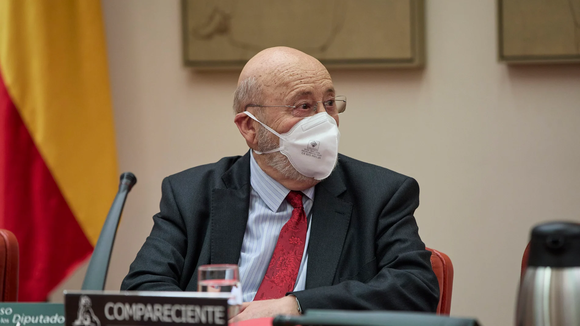 El presidente del Centro de Investigaciones Sociológicas, José Félix Tezanos, comparece en el Congreso de los Diputados