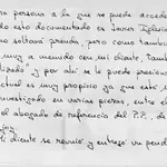 Carta del intermediario de Villarejo sobre el abogado Javier Iglesias, alias &#39;El Largo&#39;