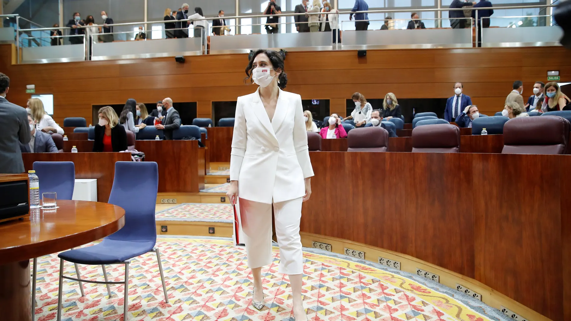 La presidenta en funciones y candidata a la Presidencia de la Comunidad de Madrid, Isabel Díaz Ayuso.