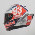 Casco especial de estilo retro que llevará el piloto de MotoGP Marc Márquez (Repsol Honda Team) en el GP Alemania 2021