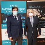 El consejero Fernández Carriedo junto al presidente de Facyl, Félix Cano