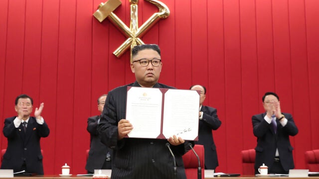 El líder de Corea del Norte Kim Jong Un