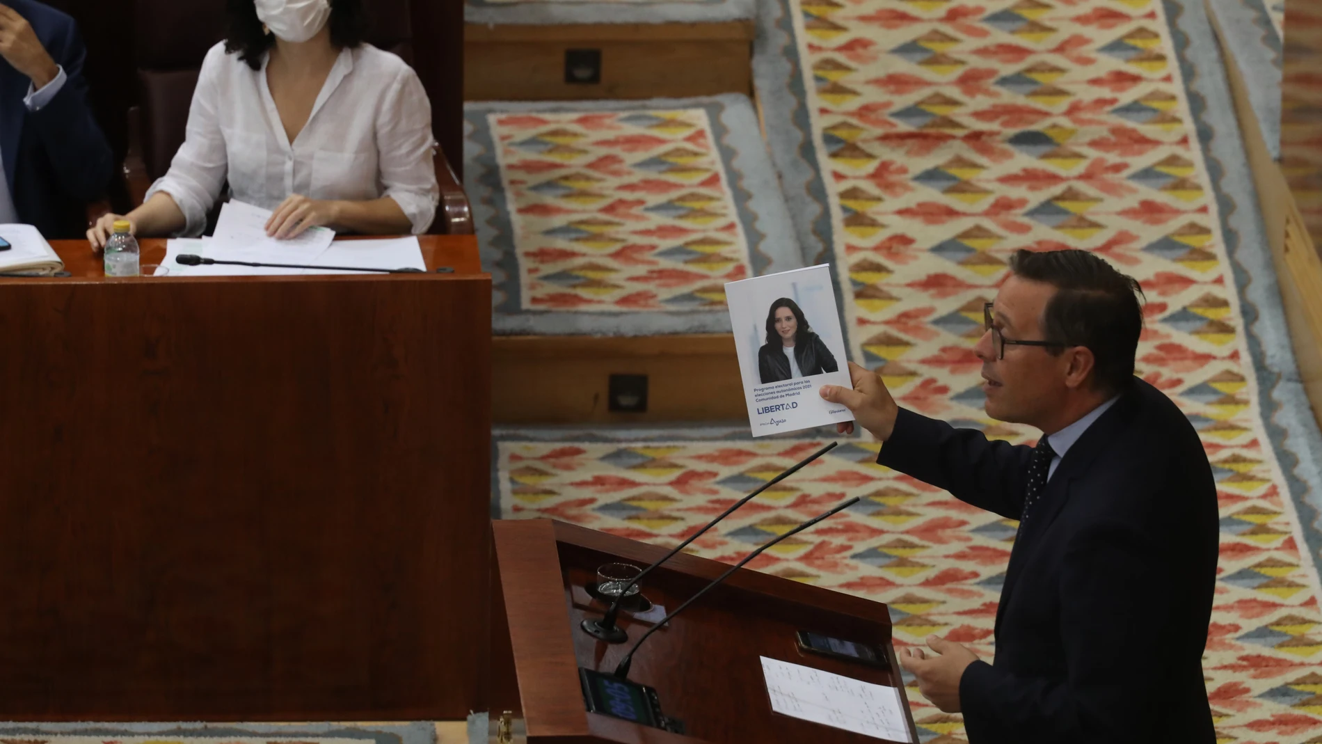 El portavoz del PP en la Asamnblea, Alfonso Serrano