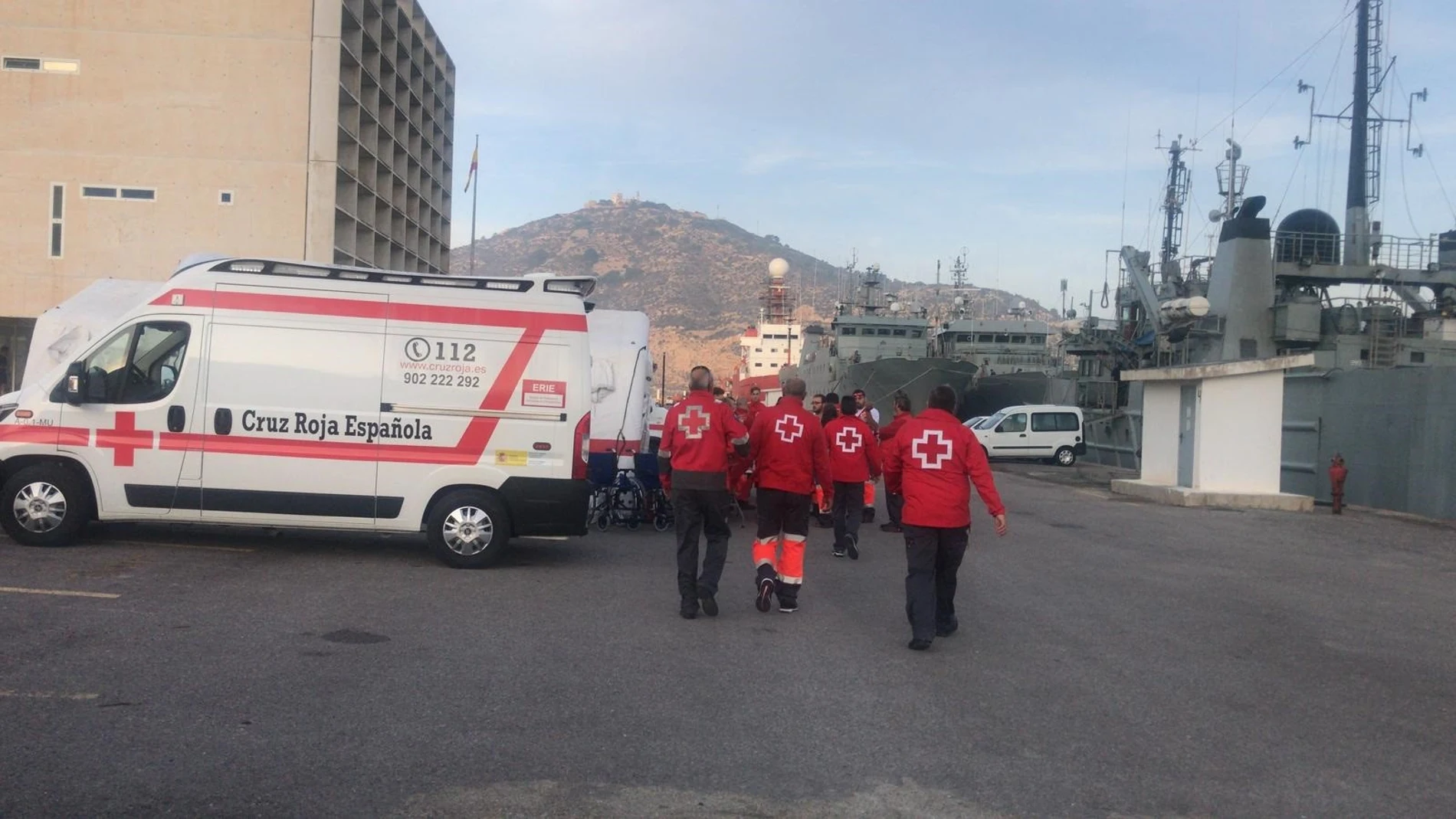 Imágenes de la Cruz Roja