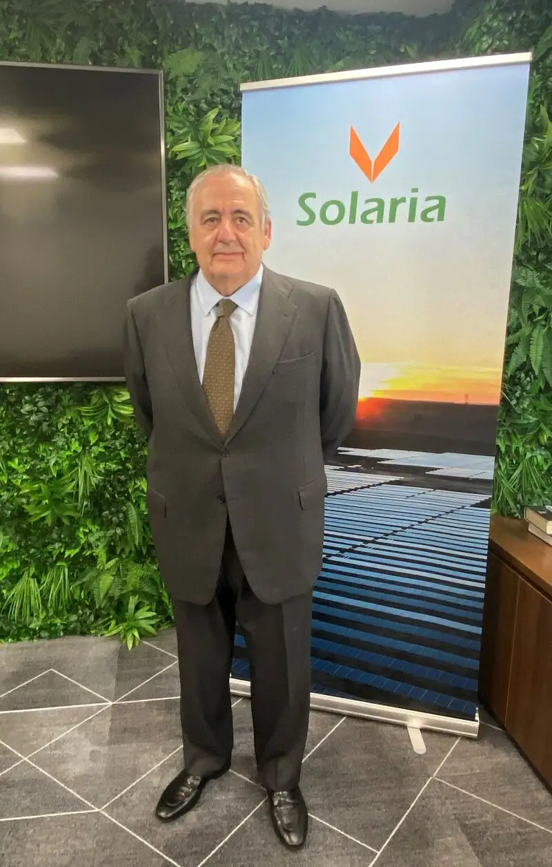 Enrique Díaz-Tejeiro, presidente de Solaria