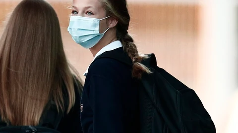 La Princesa de Asturias, en sus últimos días en el colegio Santa María de los Rosales en Madrid.