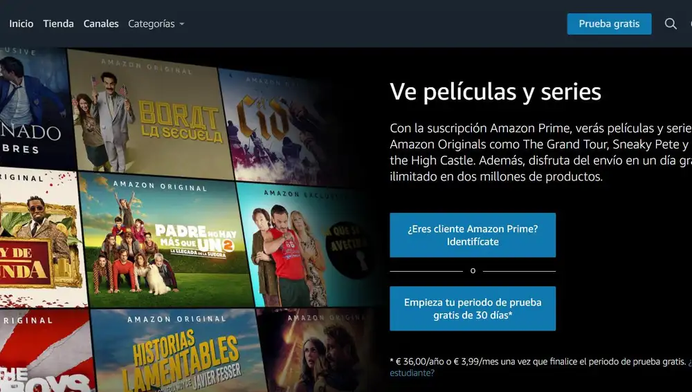 Amazon Prime Video en oferta