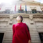Acto de investidura y juramento de su cargo de Isabel Díaz Ayuso como presidenta de la Comunidad de Madrid en la sede de esta en la Puerta del Sol.