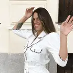 Laura Matamoros con total look blanco/ Instagram @_lmflores