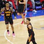 Trae Young fue el hombre clave en el triunfo de los Hawks contra los Sixers.