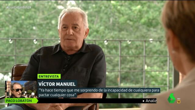 Víctor Manuel en el programa