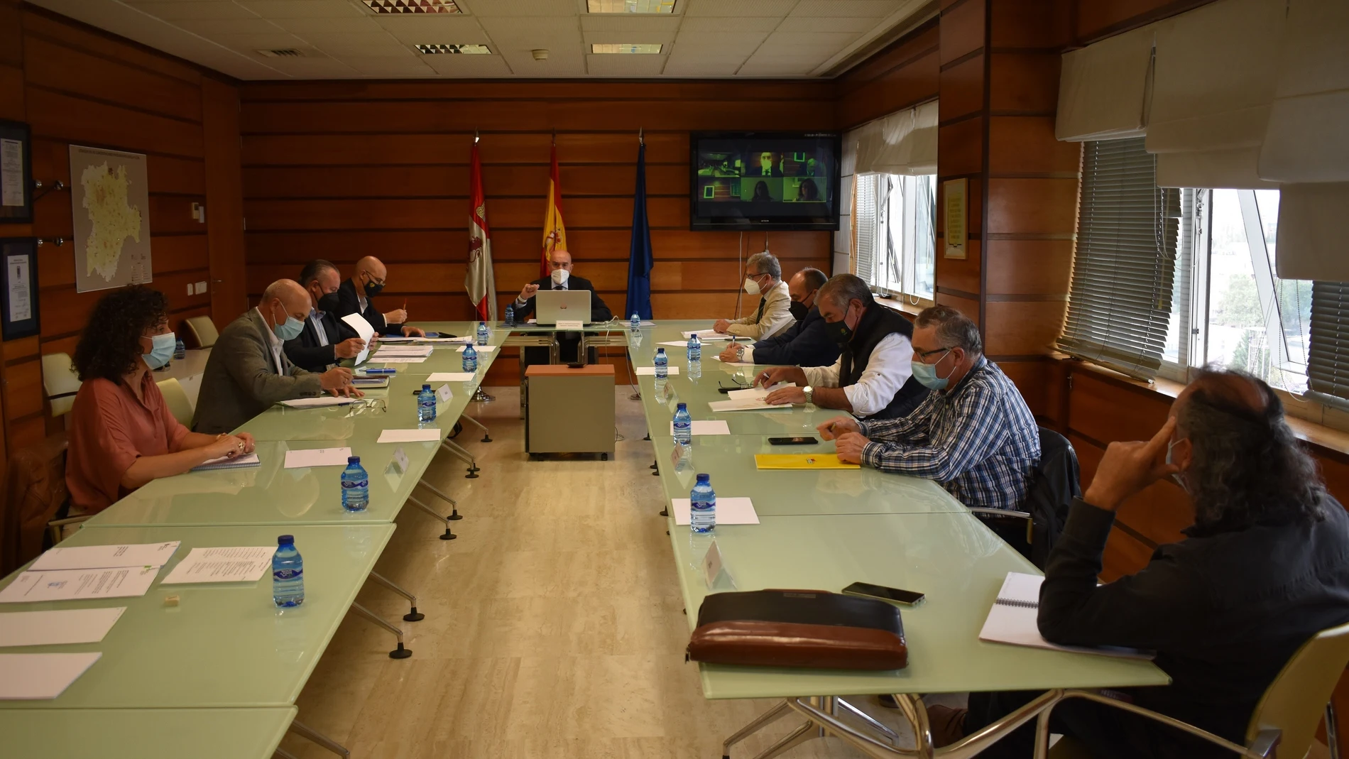 Reunión del Consejo Agrario Regional que ha presidido Jesús Julio Carnero