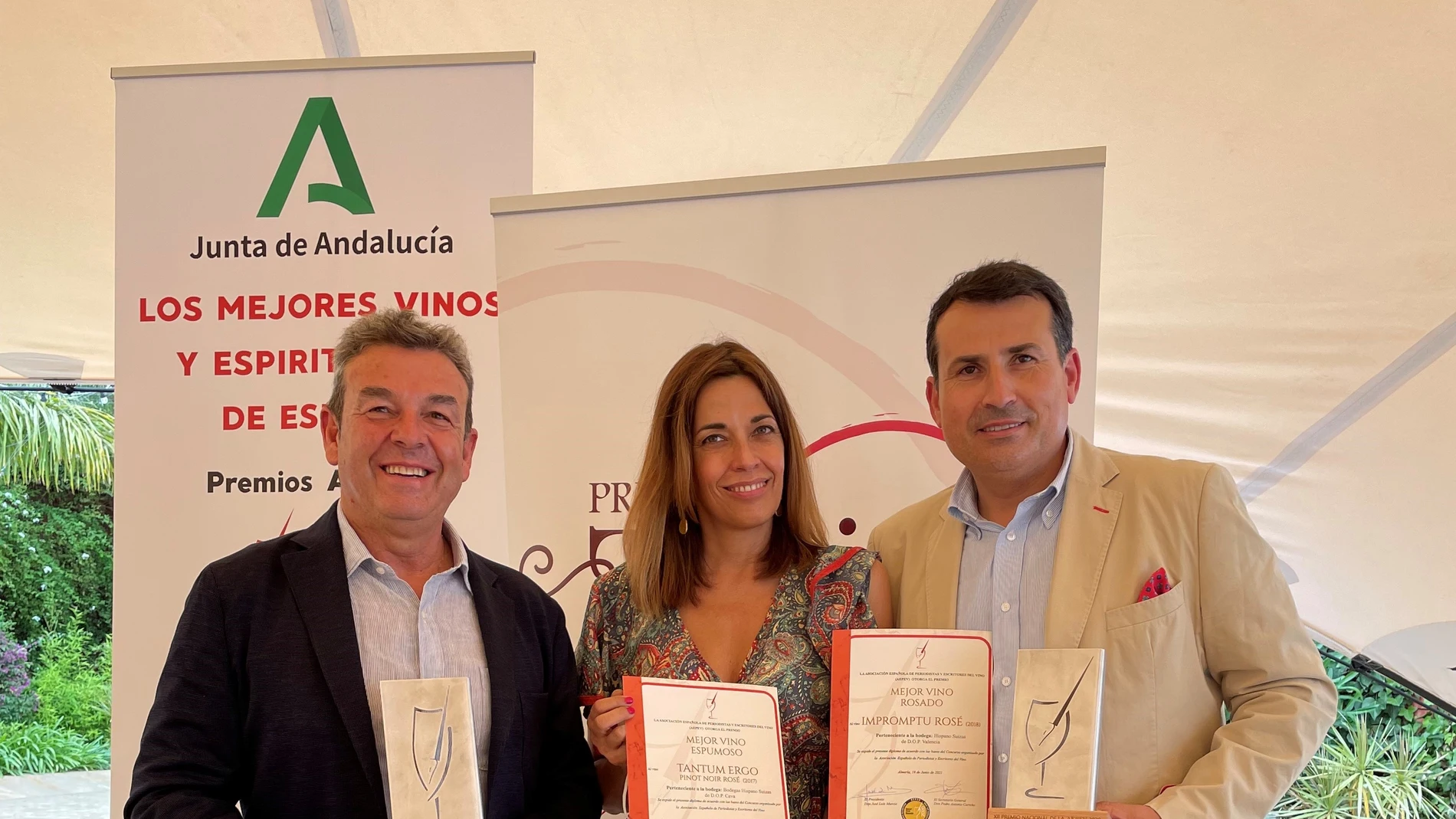 Imagen de la entrega de los premios