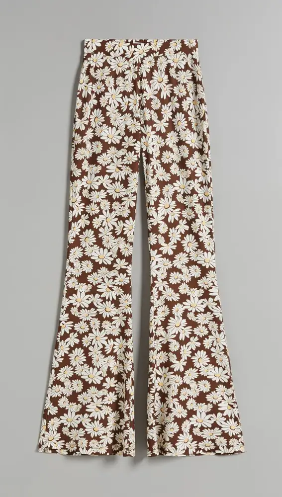 Pantalones print floral.