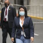 Keiko Fujimori abandona la corte de Lima este lunes