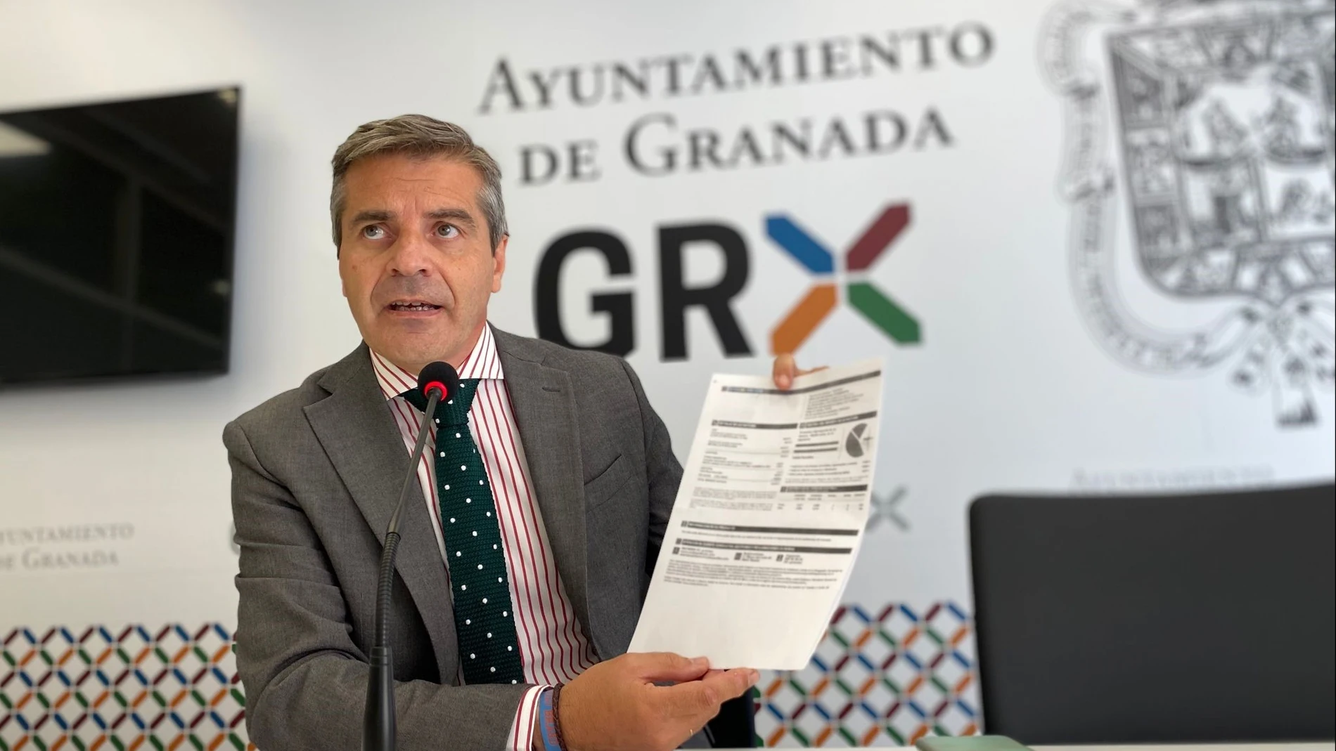 El portavoz del PP en el Ayuntamiento de Granada, César Díaz